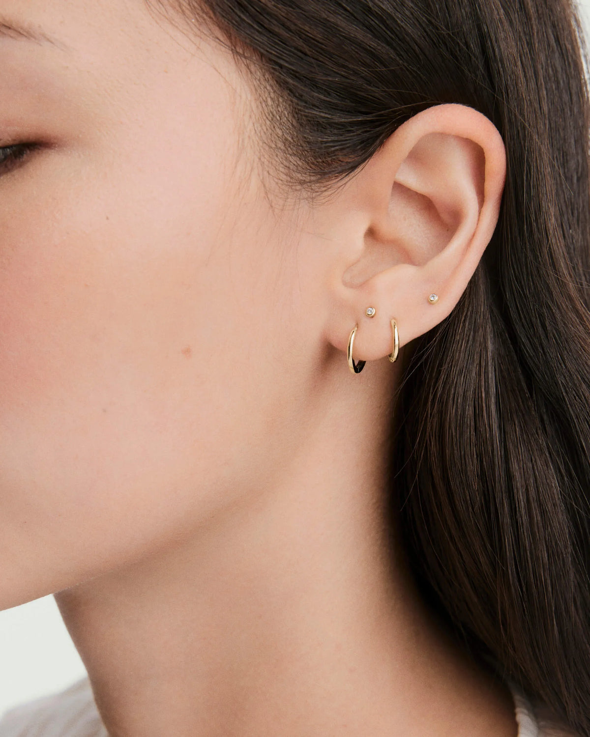 Easy Huggie Hoop Earrings