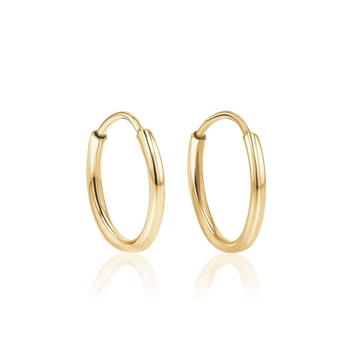 Endless Hoop Earrings in 14K Gold