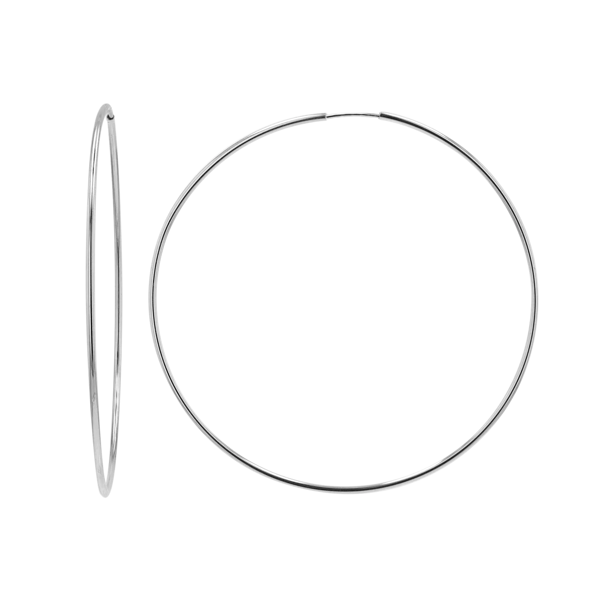 Endless Hoop Earrings in 14K Gold