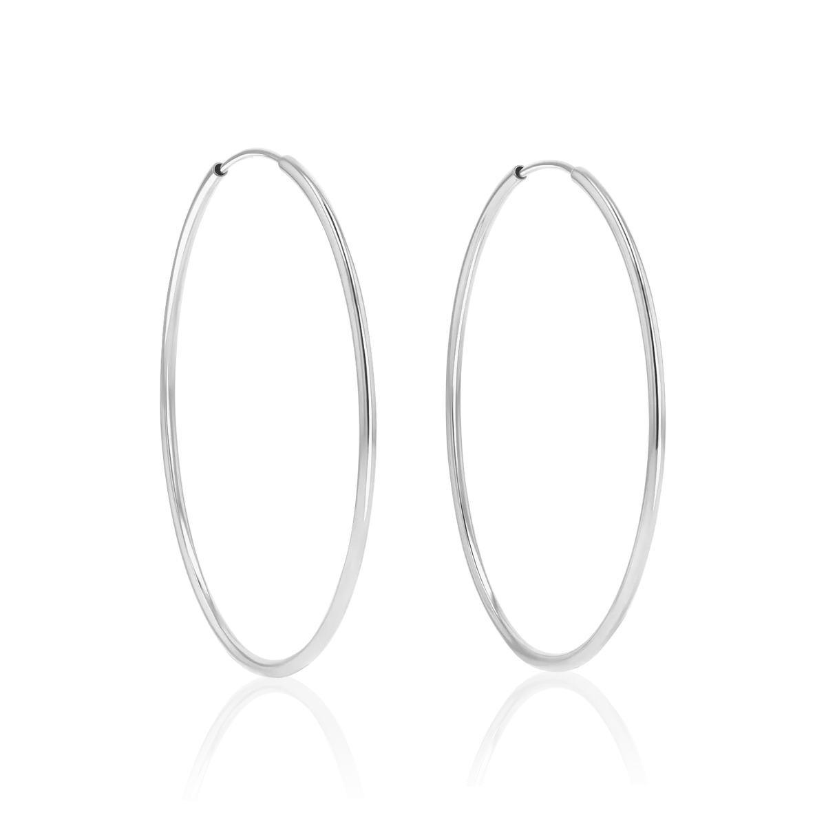 Endless Hoop Earrings in 14K Gold