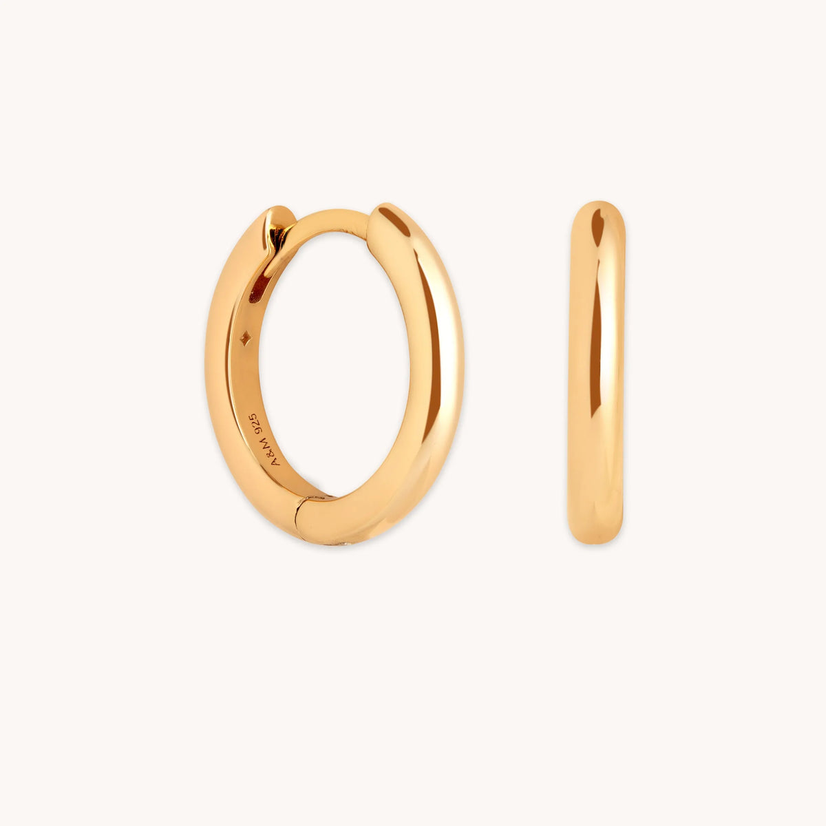 Essential Small Hoops in Gold