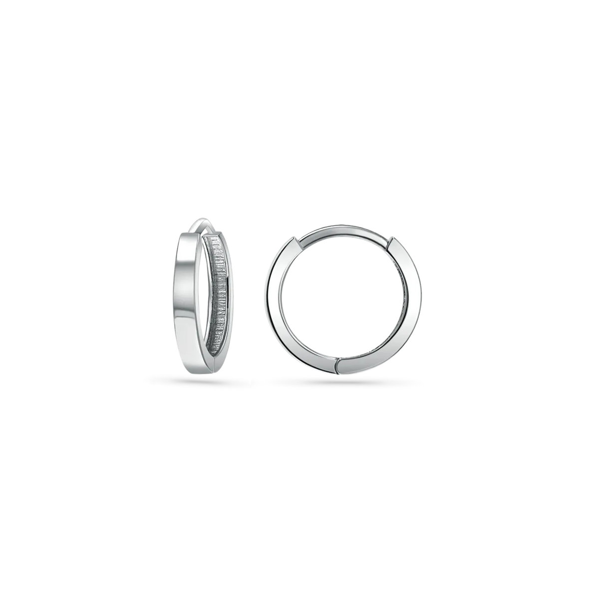 Everyday Huggie Earrings in 14K Gold