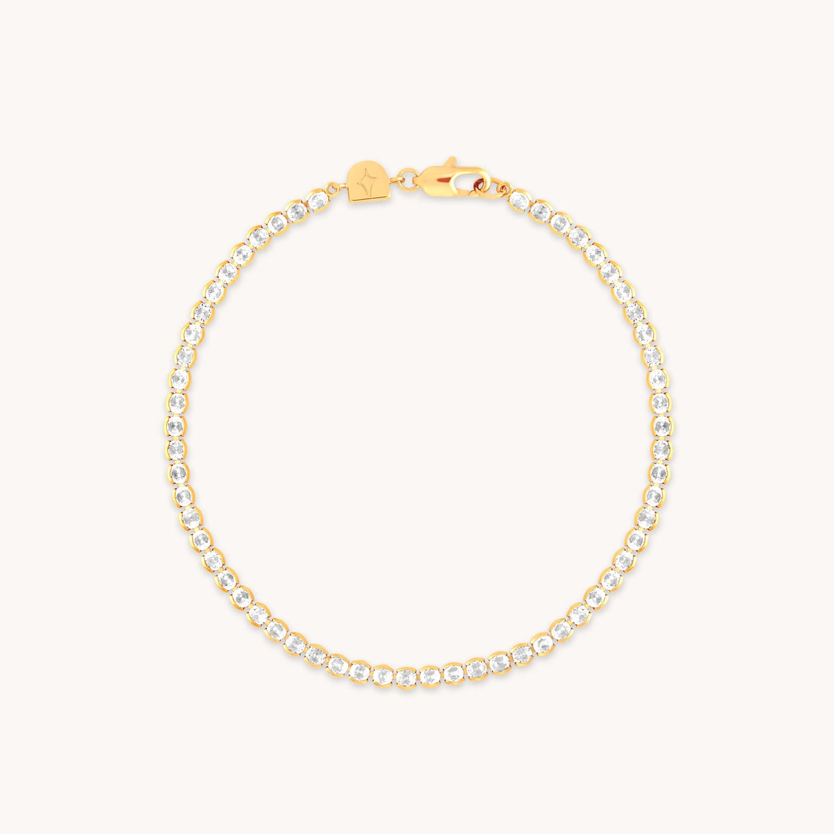 Gleam Bold Tennis Chain Bracelet in Gold