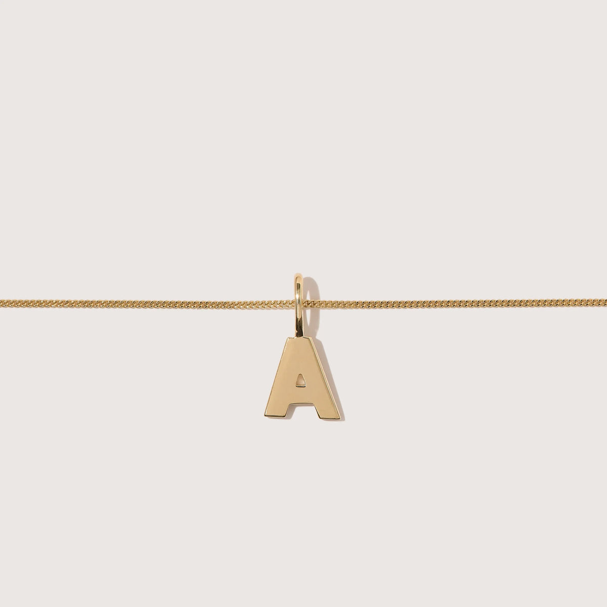 Gold Initial Pendant