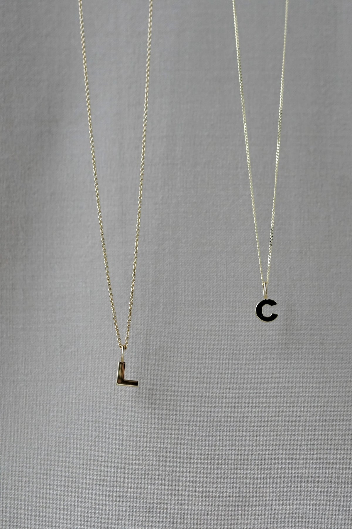 Gold Initial Pendant