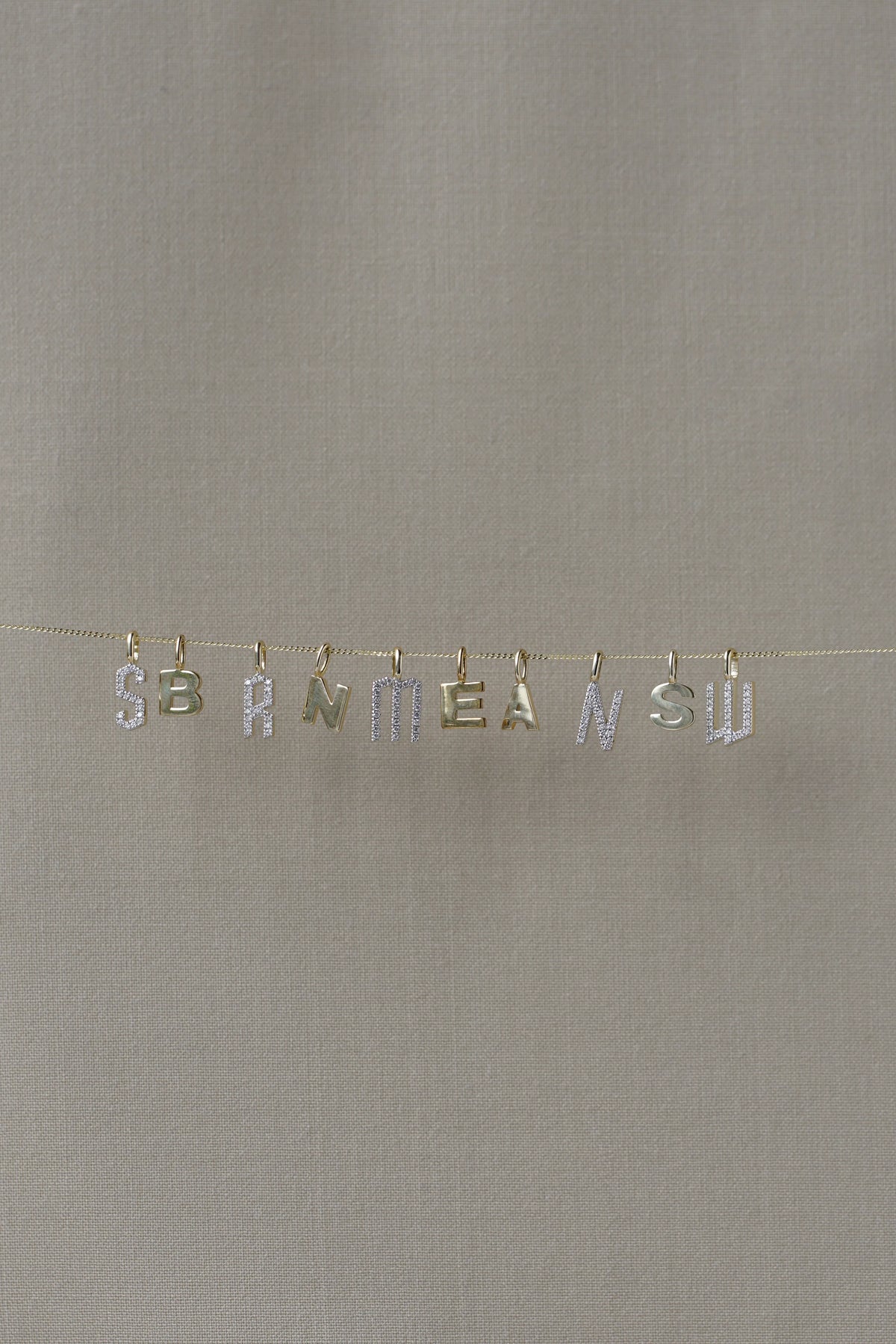 Gold Initial Pendant