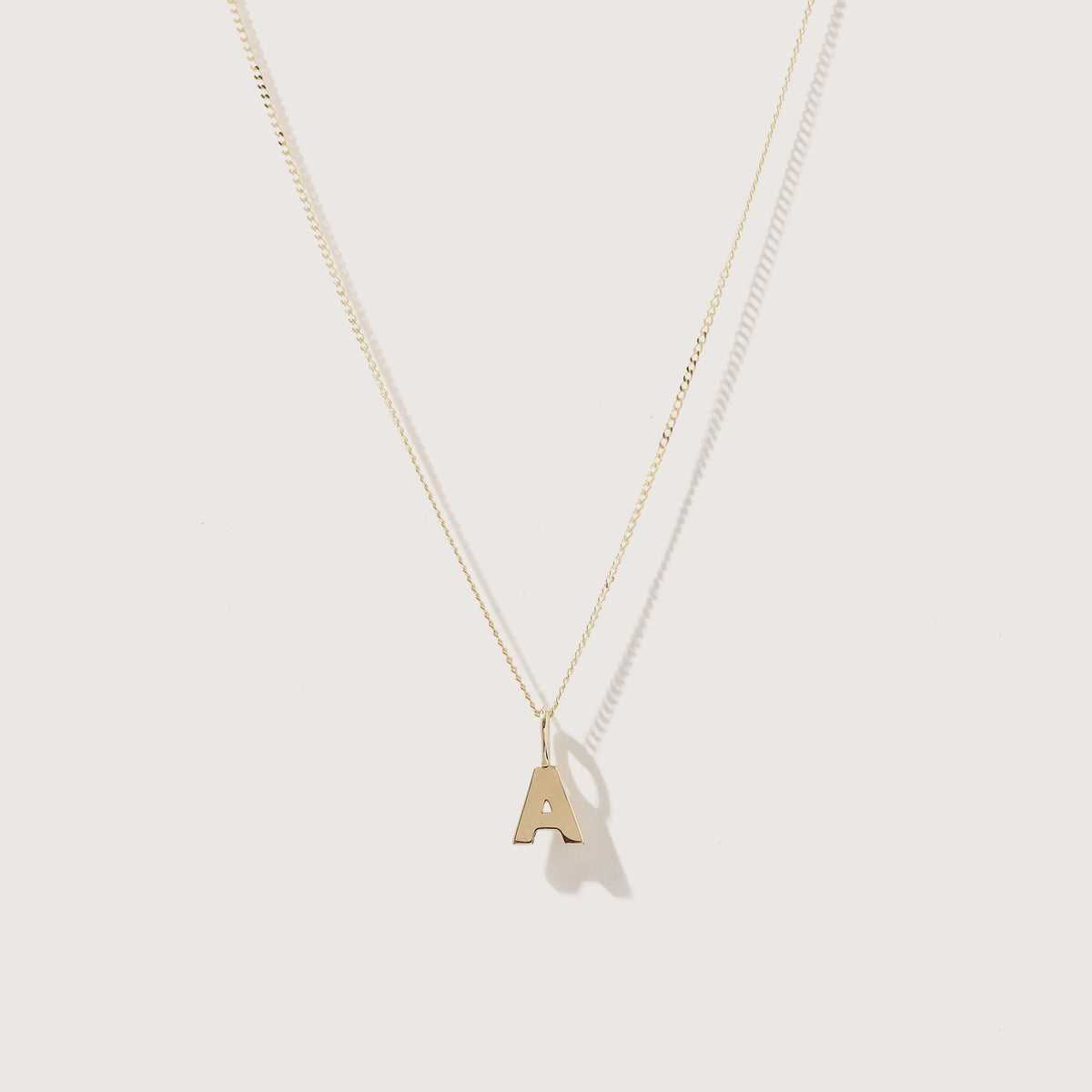 Gold Initial Pendant