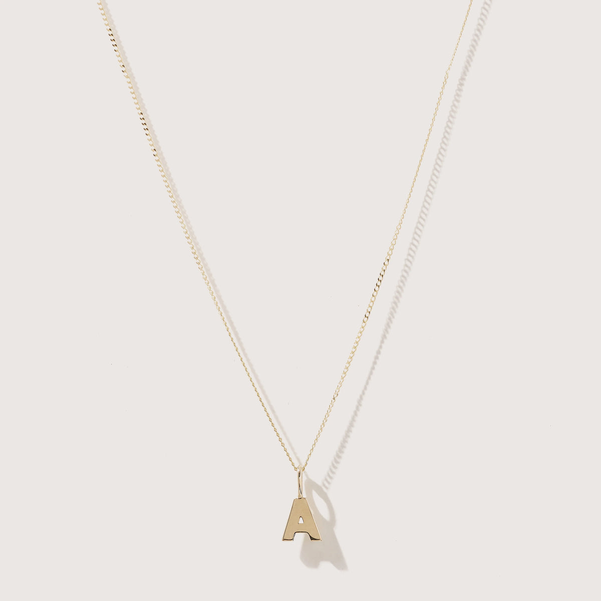 Gold Initial Pendant
