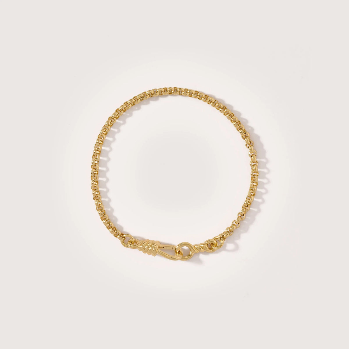 Gold Locked Bracelet