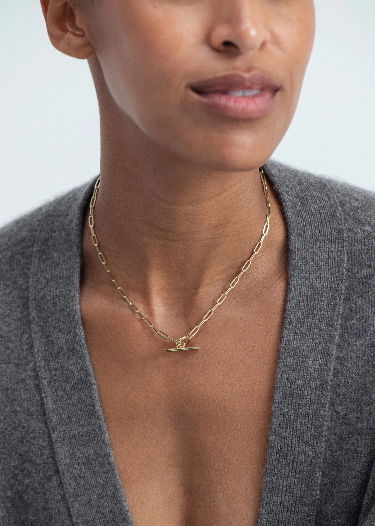 Gold Love Link Necklace