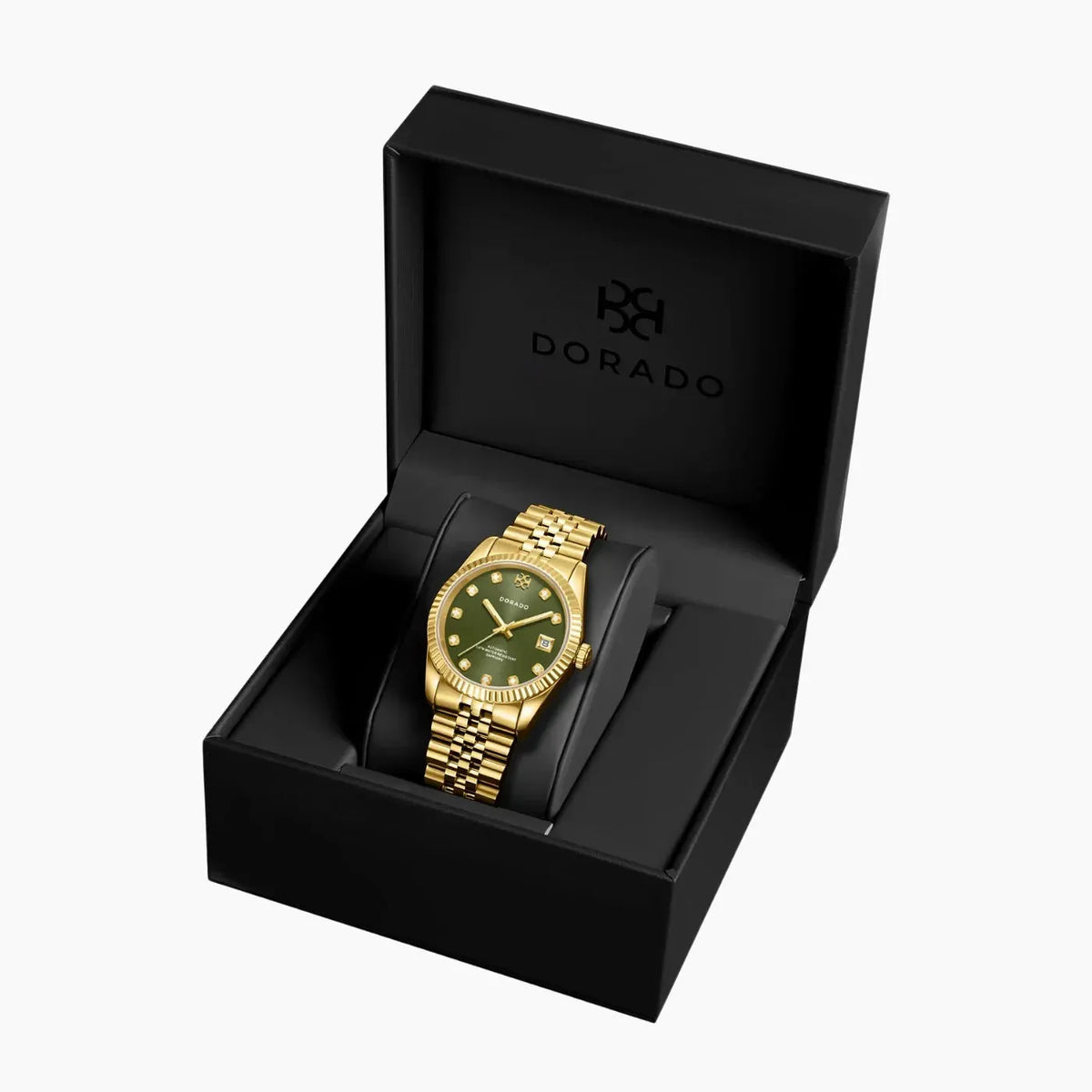Gold Timeless Watch Olive