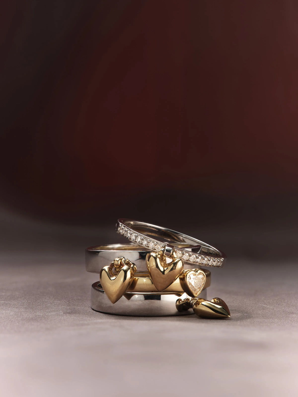 Heart Knocker Ring