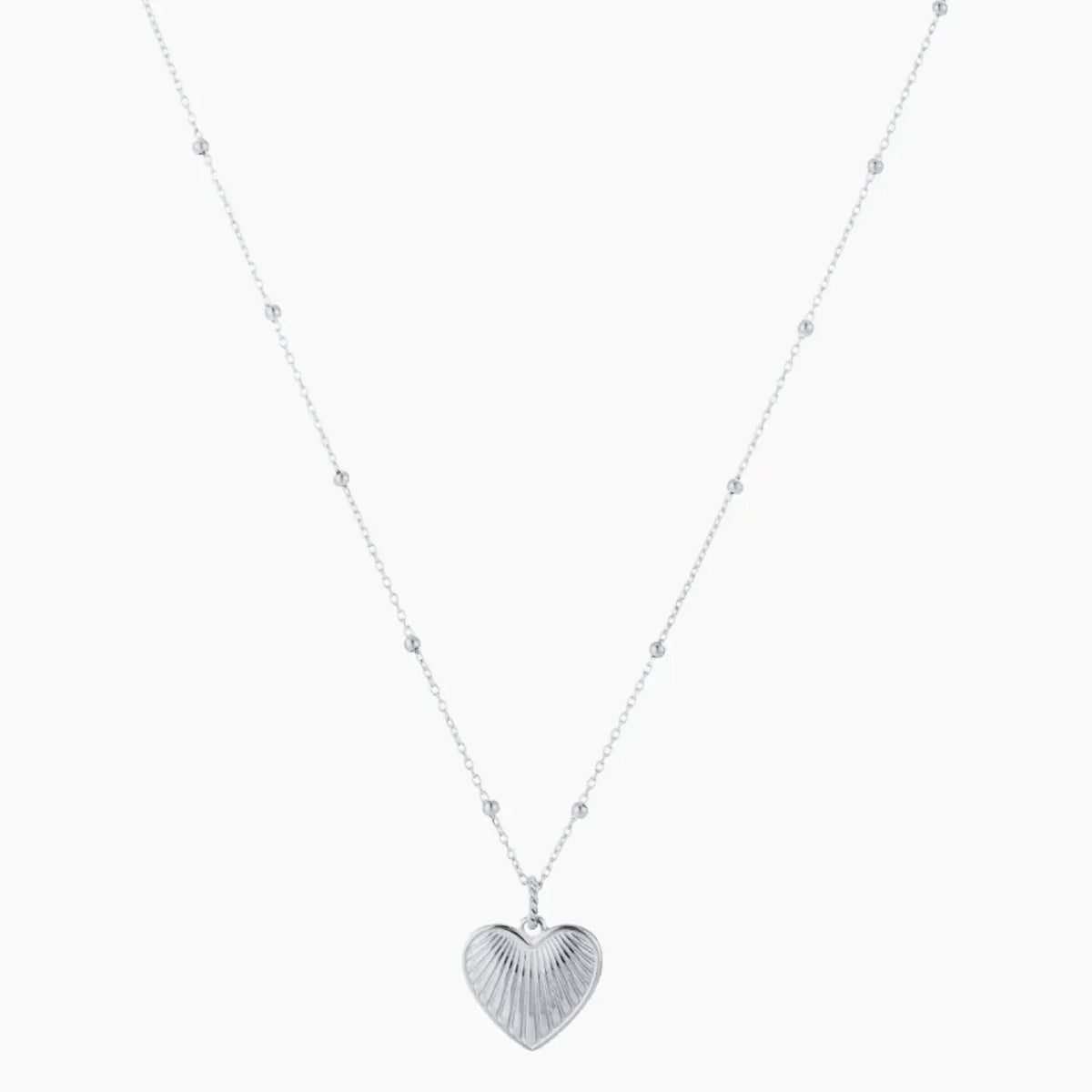Heart Pendant Satellite Chain Necklace