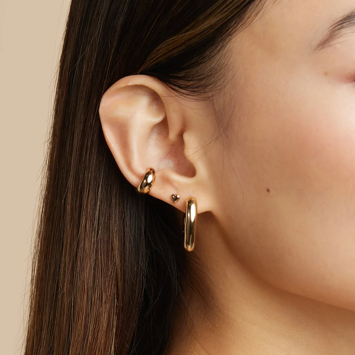 Heart Stud Earrings