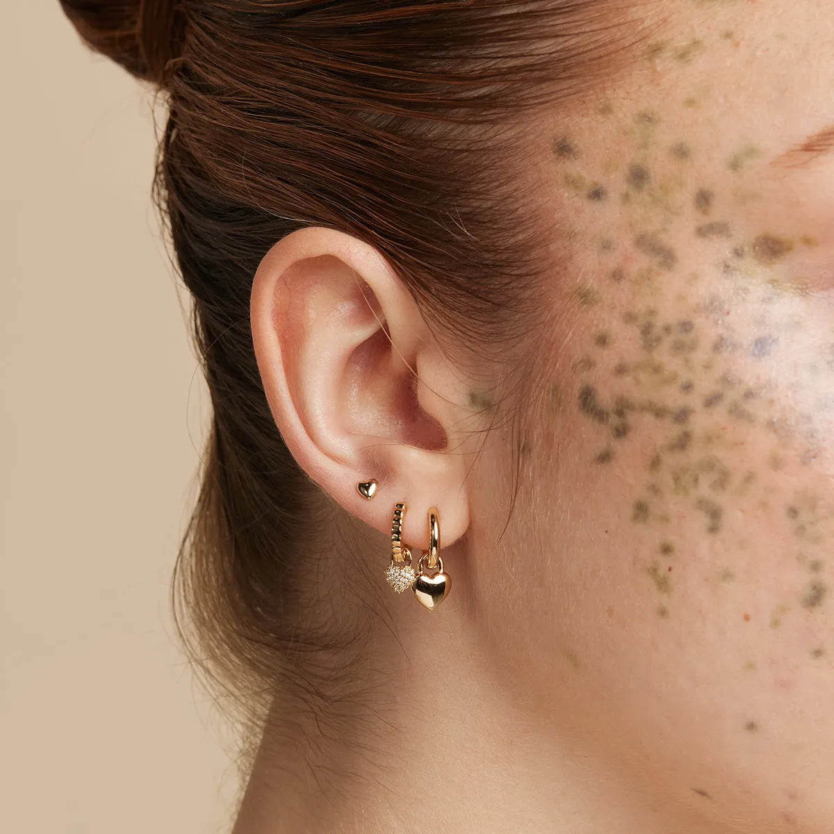 Heart Stud Earrings