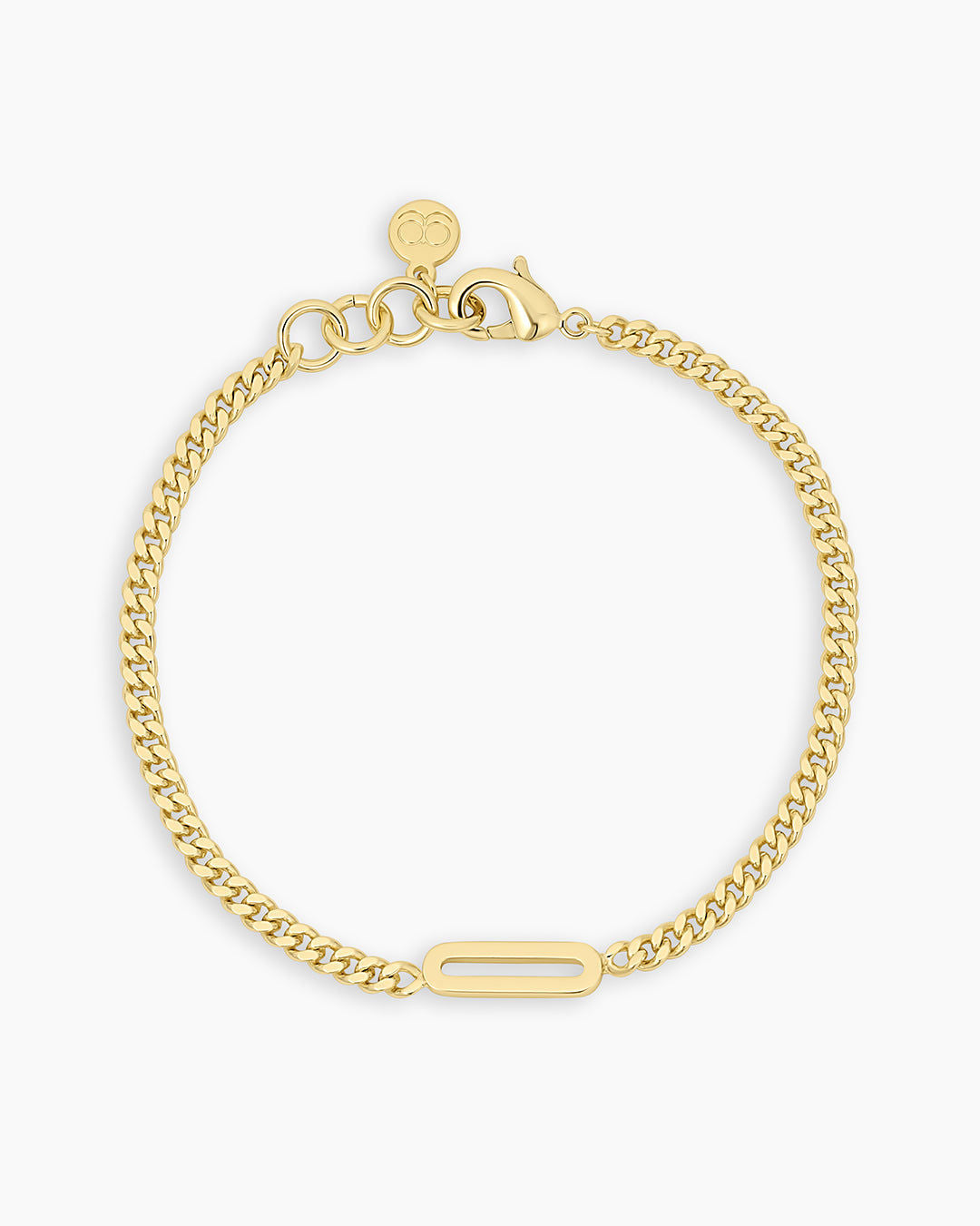 Wilder Alphabet Bracelet in 18K Gold Plated