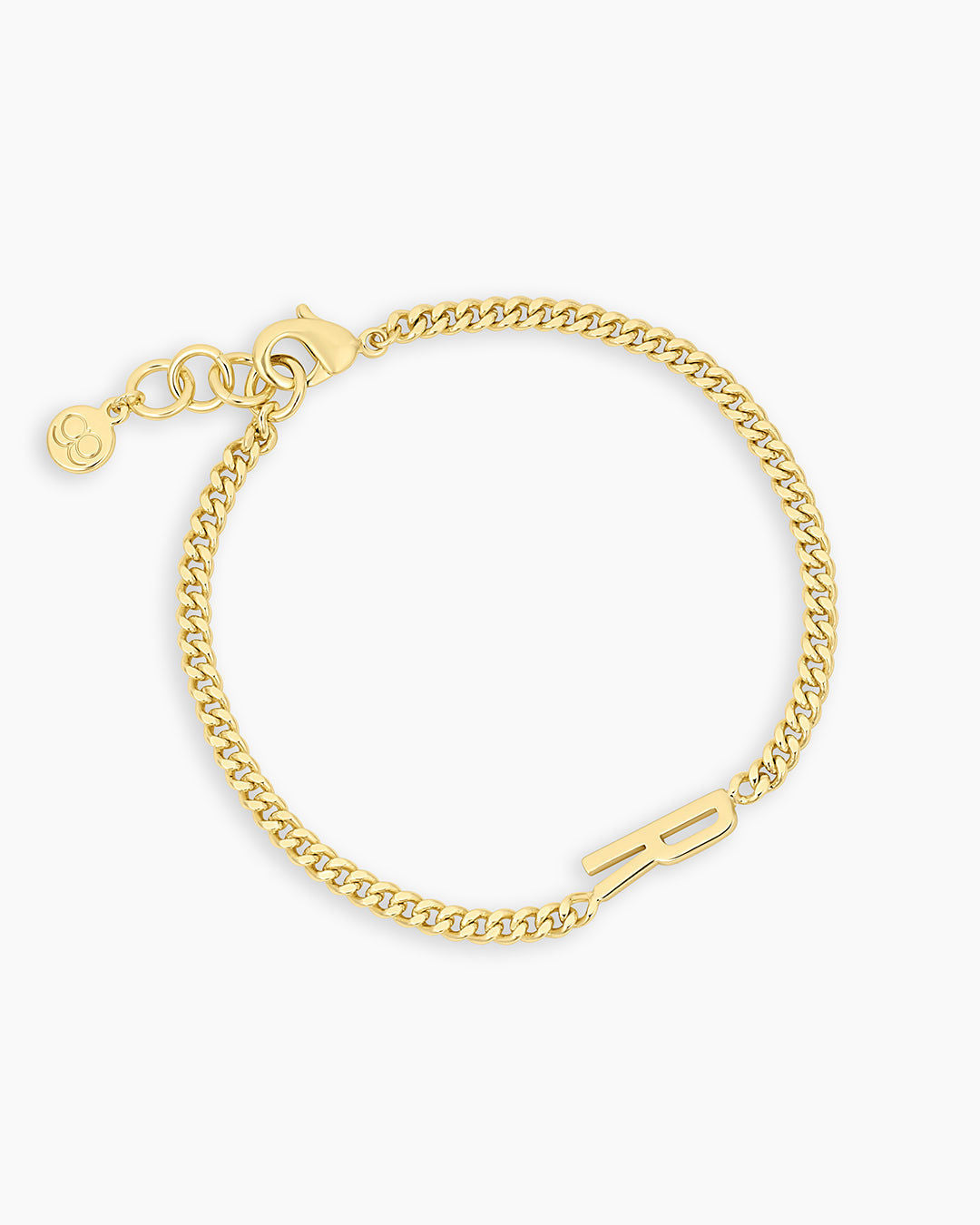 Wilder Alphabet Bracelet in 18K Gold Plated