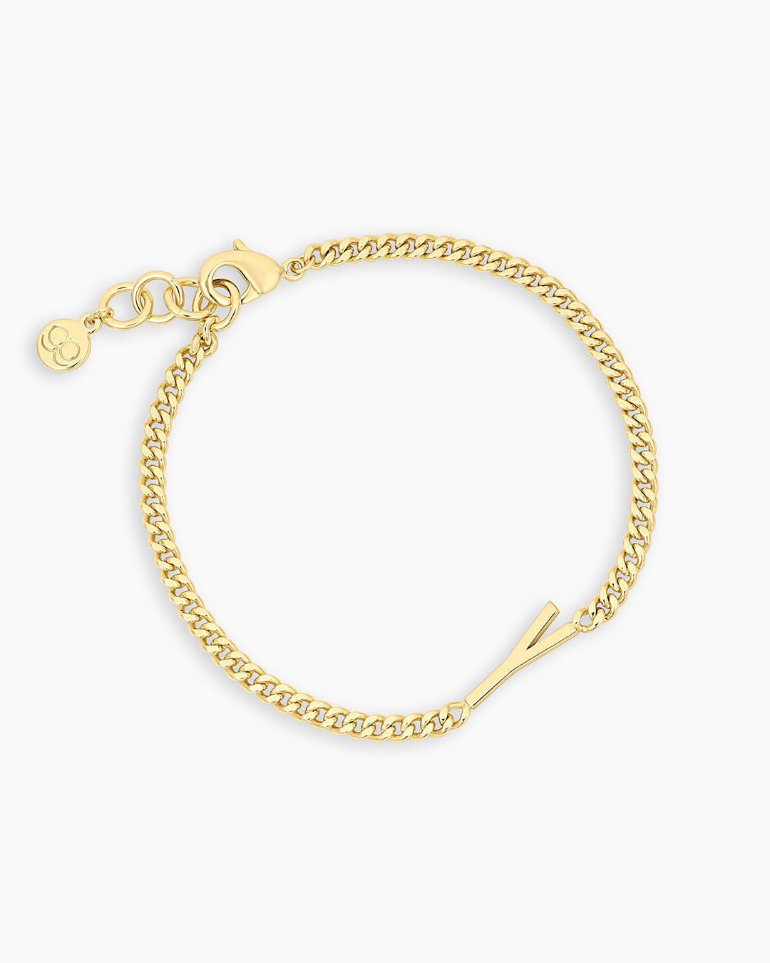 Wilder Alphabet Bracelet in 18K Gold Plated