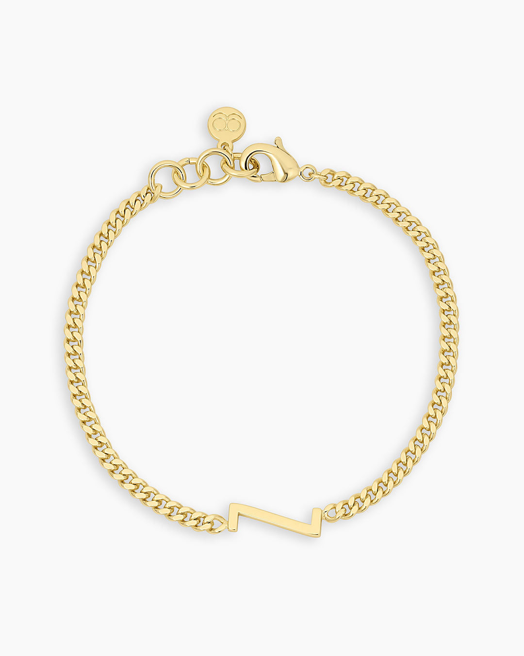 Wilder Alphabet Bracelet in 18K Gold Plated