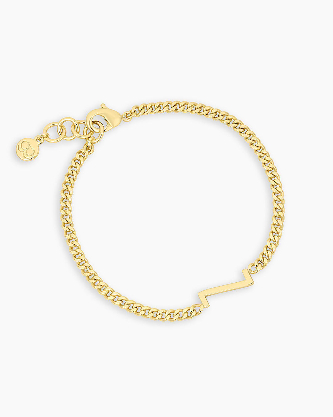Wilder Alphabet Bracelet in 18K Gold Plated