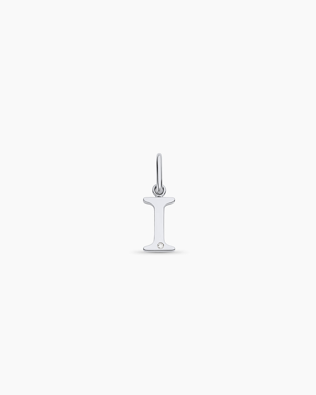 Diamond Vintage Alphabet Charm in 14K Gold