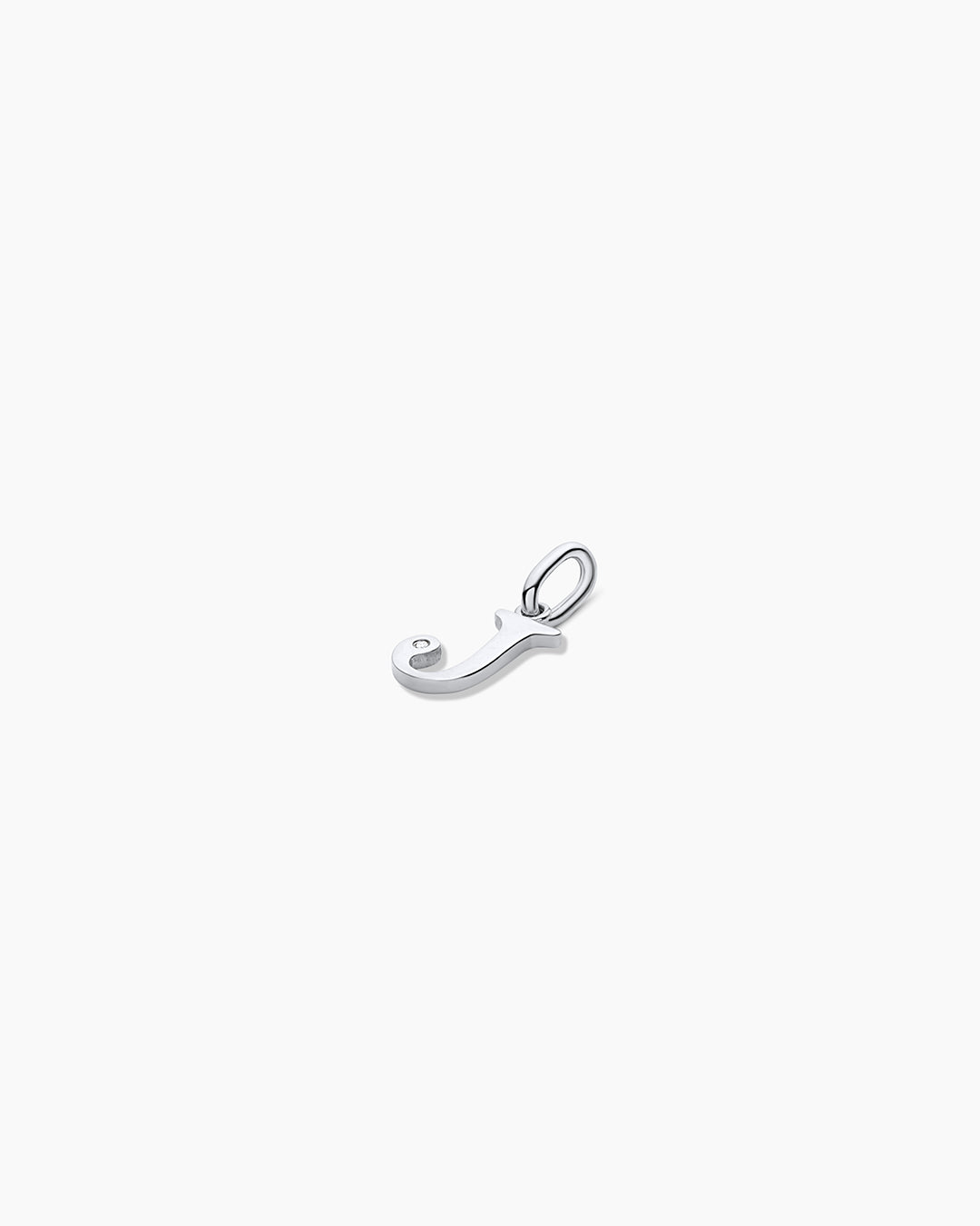 Diamond Vintage Alphabet Charm in 14K Gold
