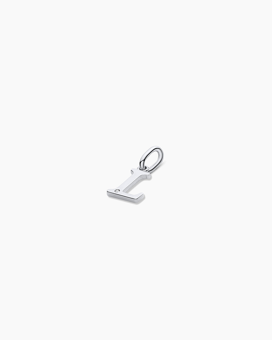 Diamond Vintage Alphabet Charm in 14K Gold