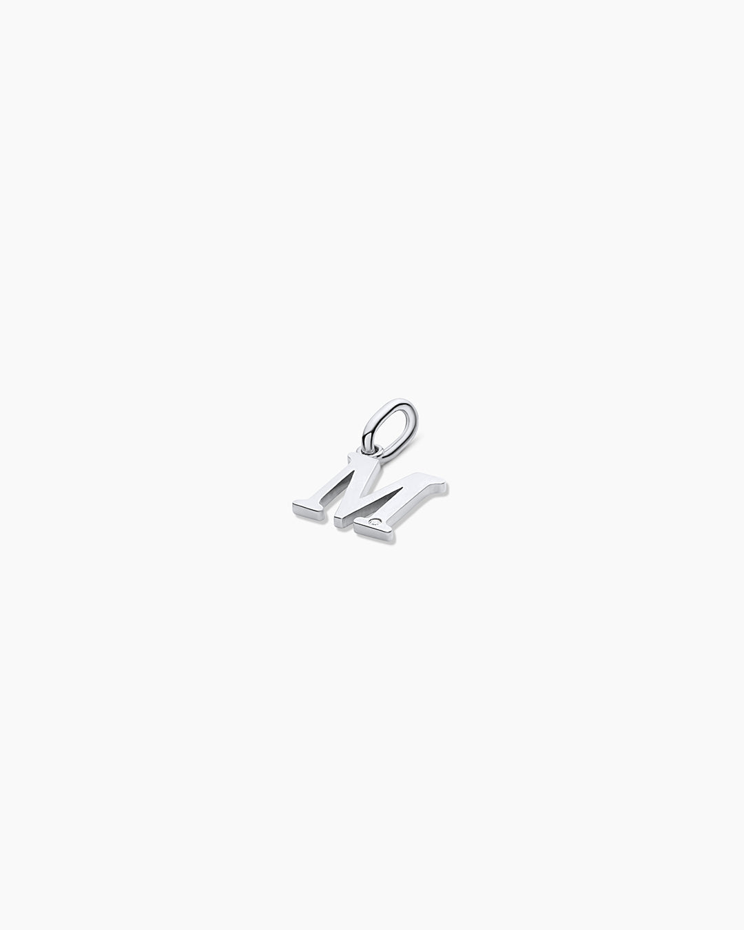 Diamond Vintage Alphabet Charm in 14K Gold