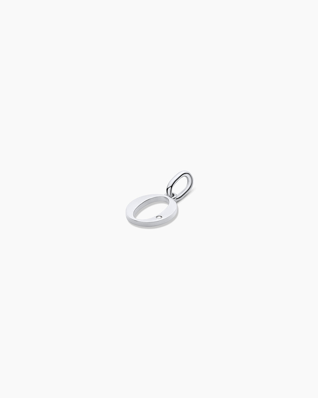 Diamond Vintage Alphabet Charm in 14K Gold