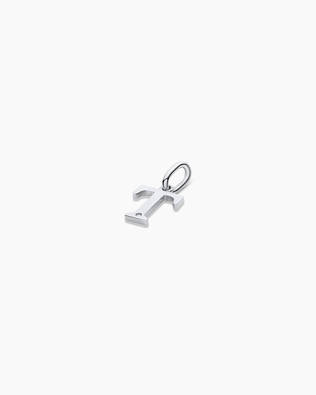 Diamond Vintage Alphabet Charm in 14K Gold