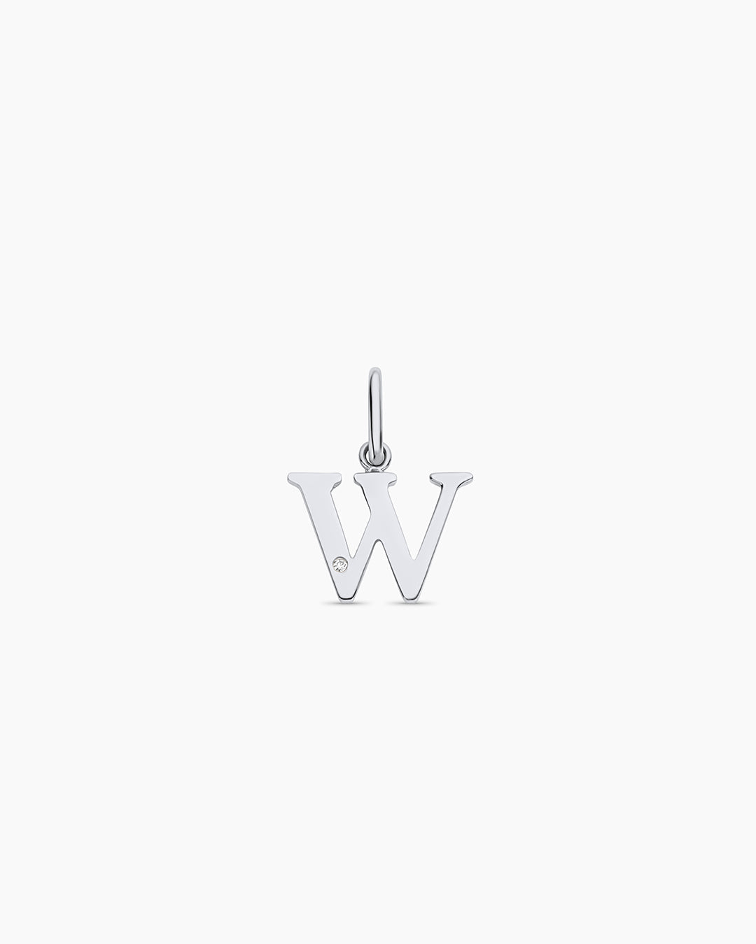 Diamond Vintage Alphabet Charm in 14K Gold