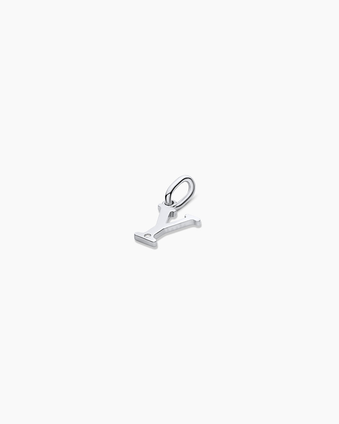 Diamond Vintage Alphabet Charm in 14K Gold