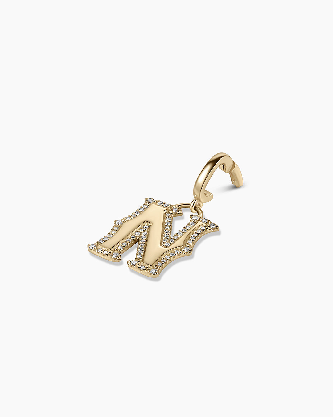 Diamond Era Alphabet Charm in 14K Gold