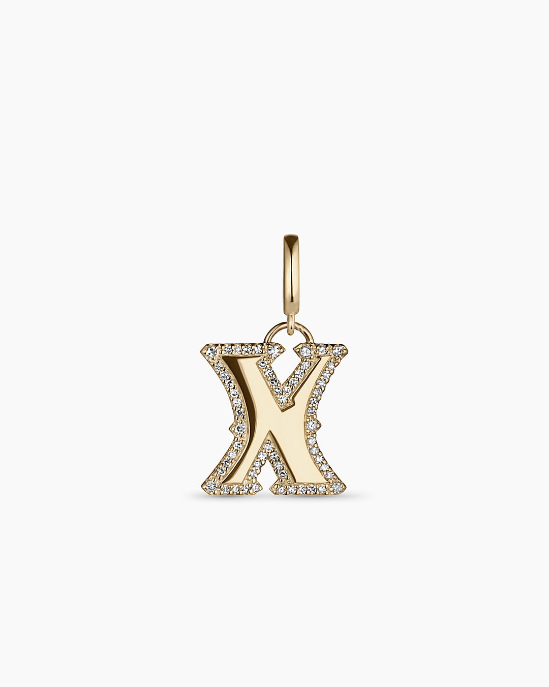 Diamond Era Alphabet Charm in 14K Gold