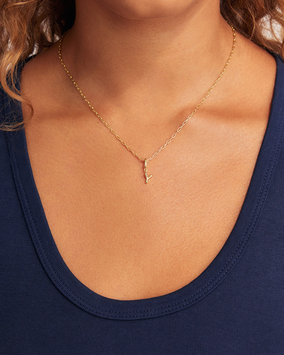 Ryder Greek Alphabet Charm in 18K Gold Plated