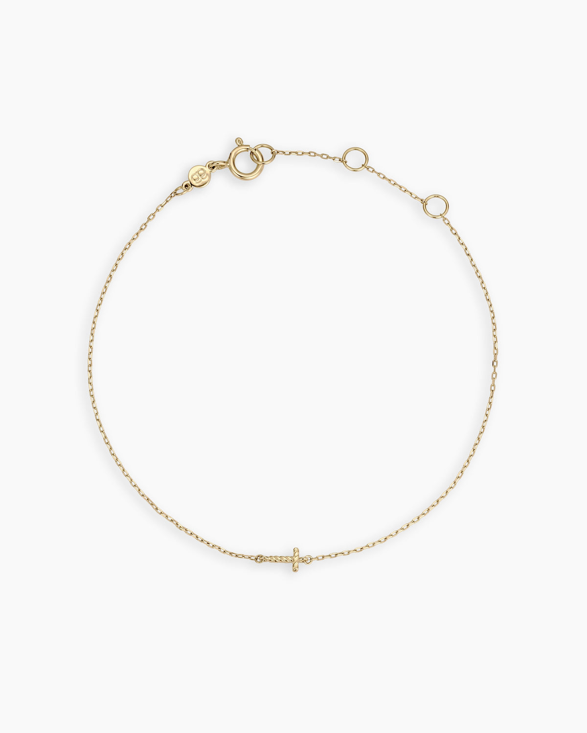 Crew Alphabet Bracelet in 14K Gold