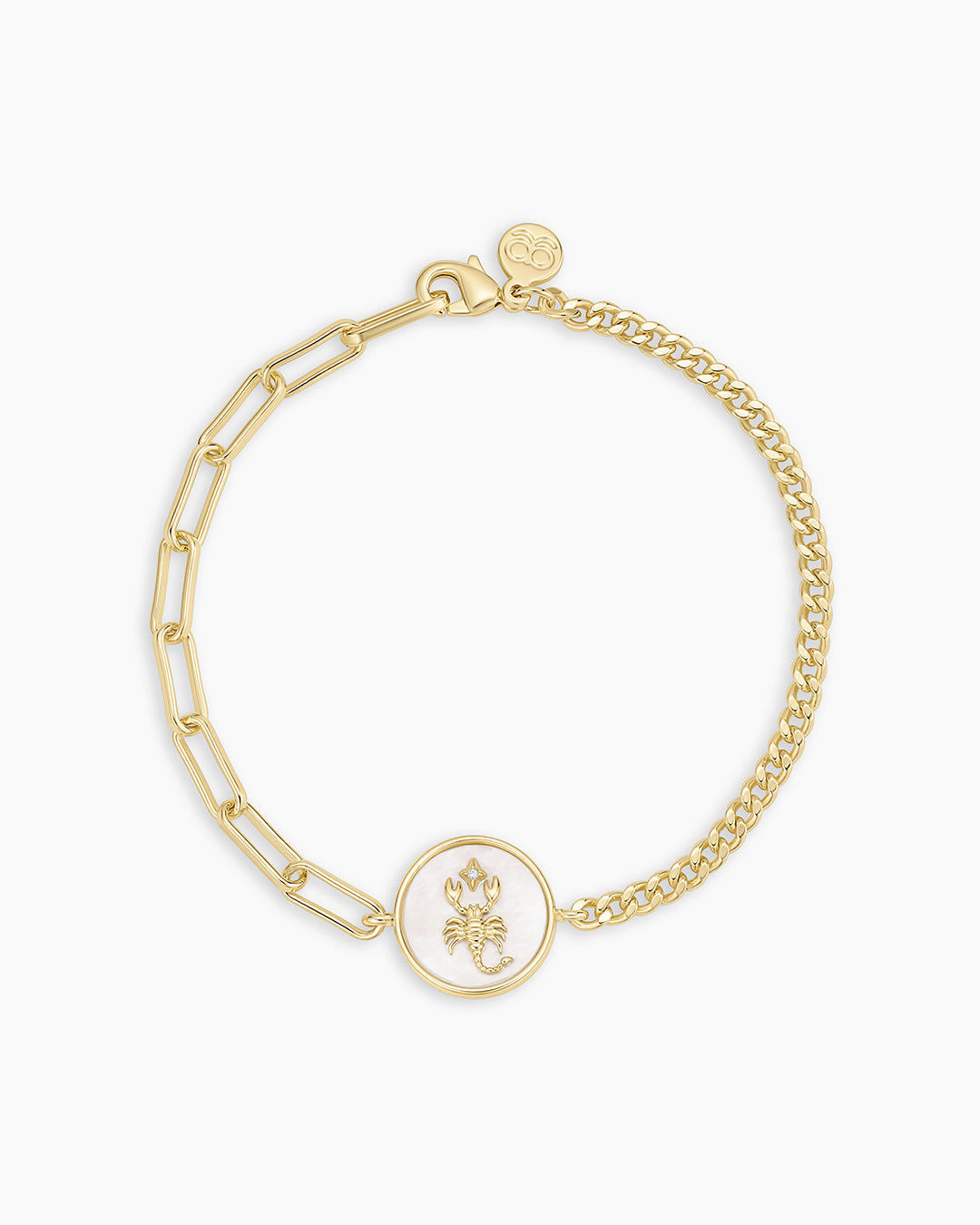 Vintage Zodiac Bracelet in 18K Gold Plated