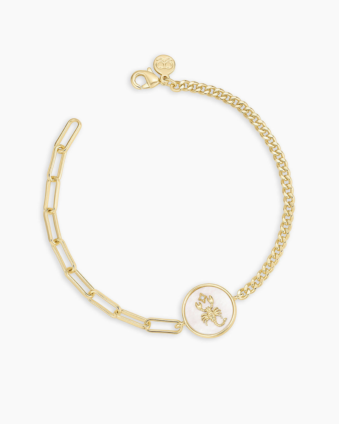 Vintage Zodiac Bracelet in 18K Gold Plated