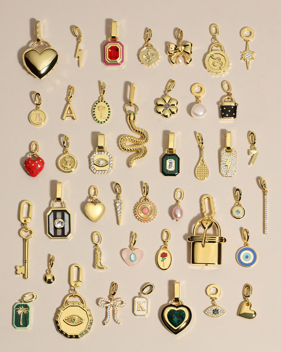 Vintage Parker Charm in 18K Gold Plated