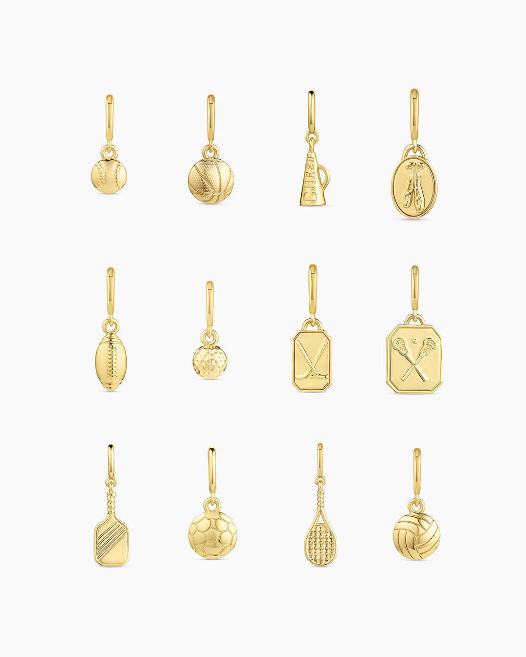 Varsity Parker Charm in 18K Gold Plated