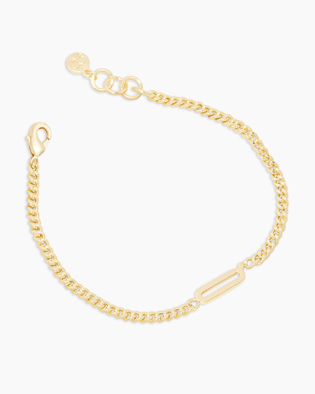 Wilder Alphabet Bracelet in 18K Gold Plated