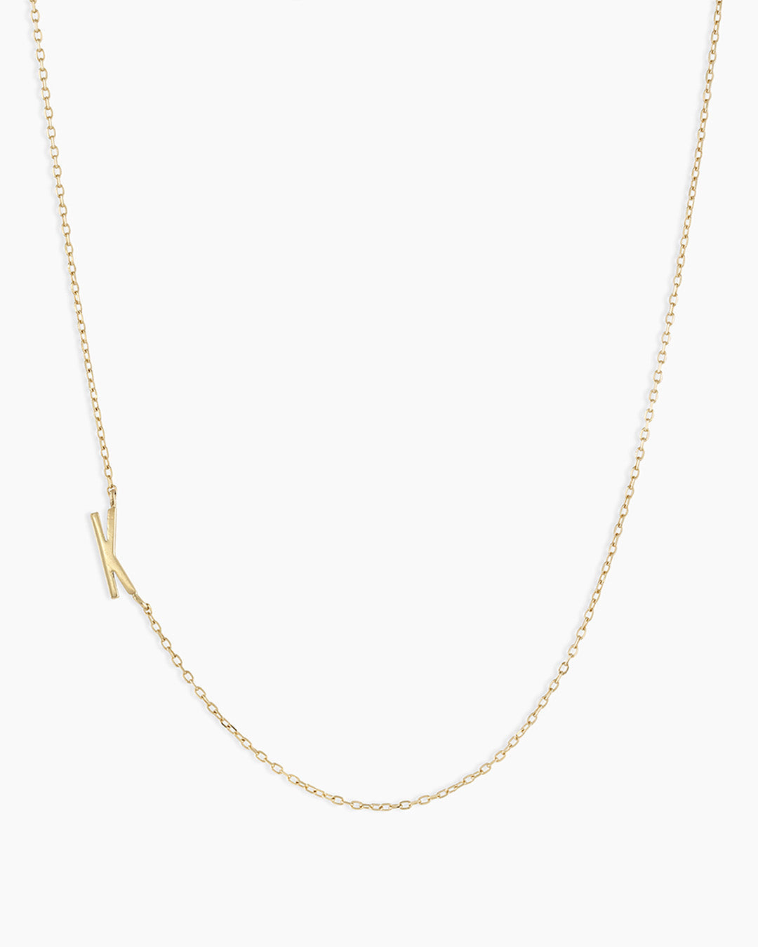 Alphabet Necklace in 14K Gold