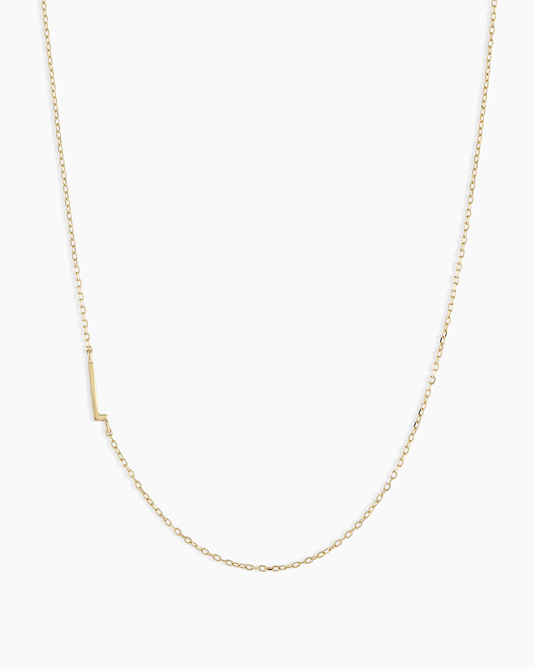 Alphabet Necklace in 14K Gold