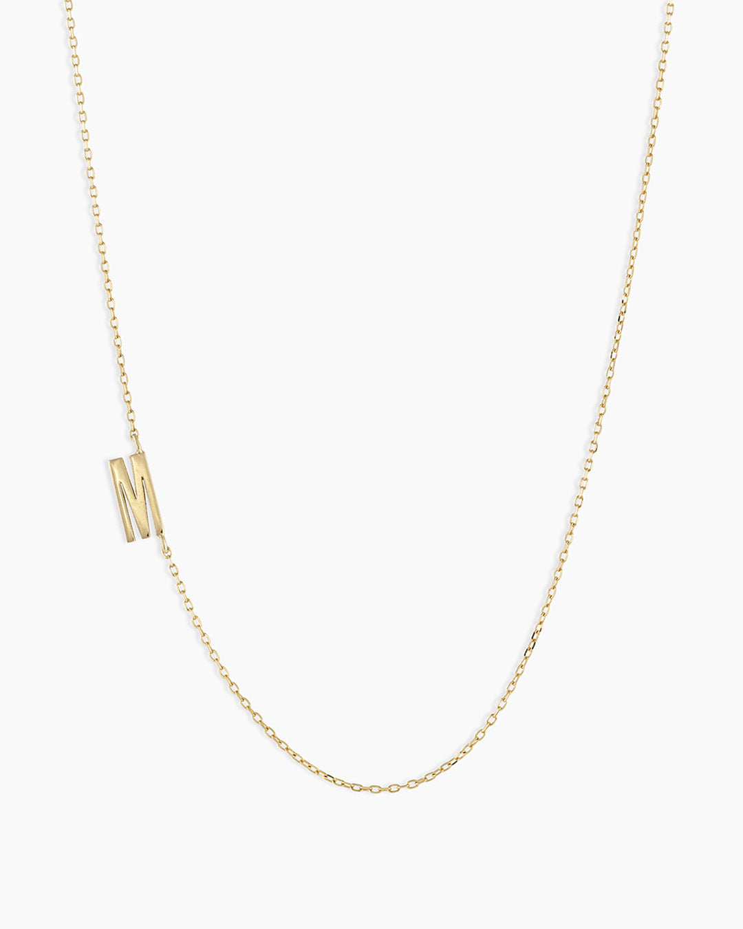 Alphabet Necklace in 14K Gold