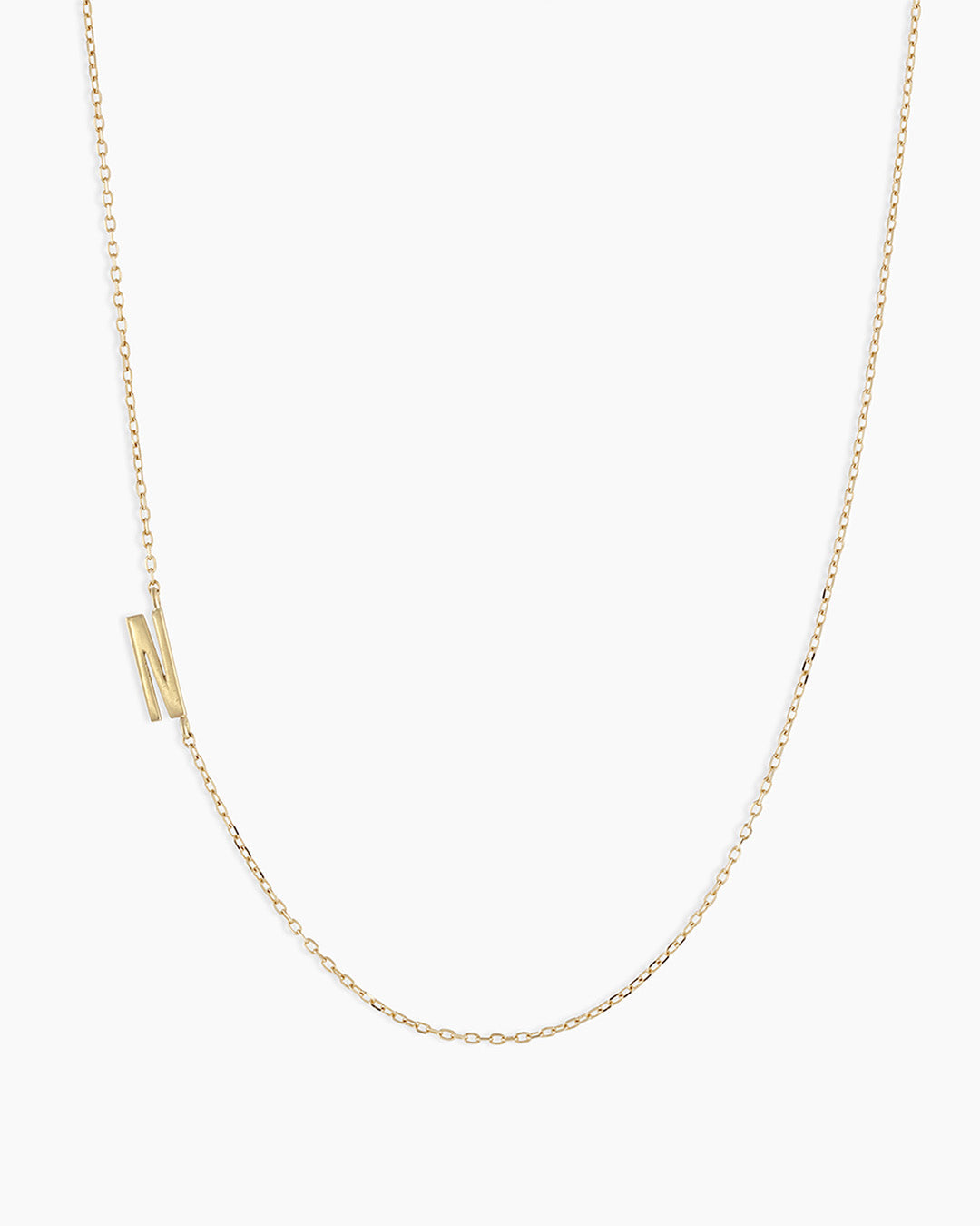 Alphabet Necklace in 14K Gold