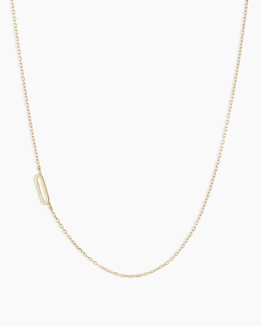 Alphabet Necklace in 14K Gold