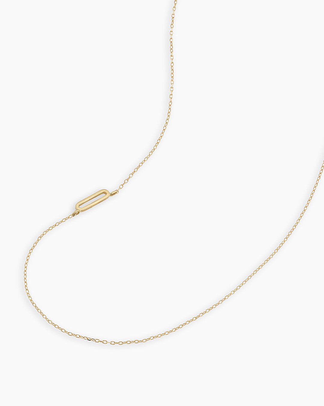 Alphabet Necklace in 14K Gold