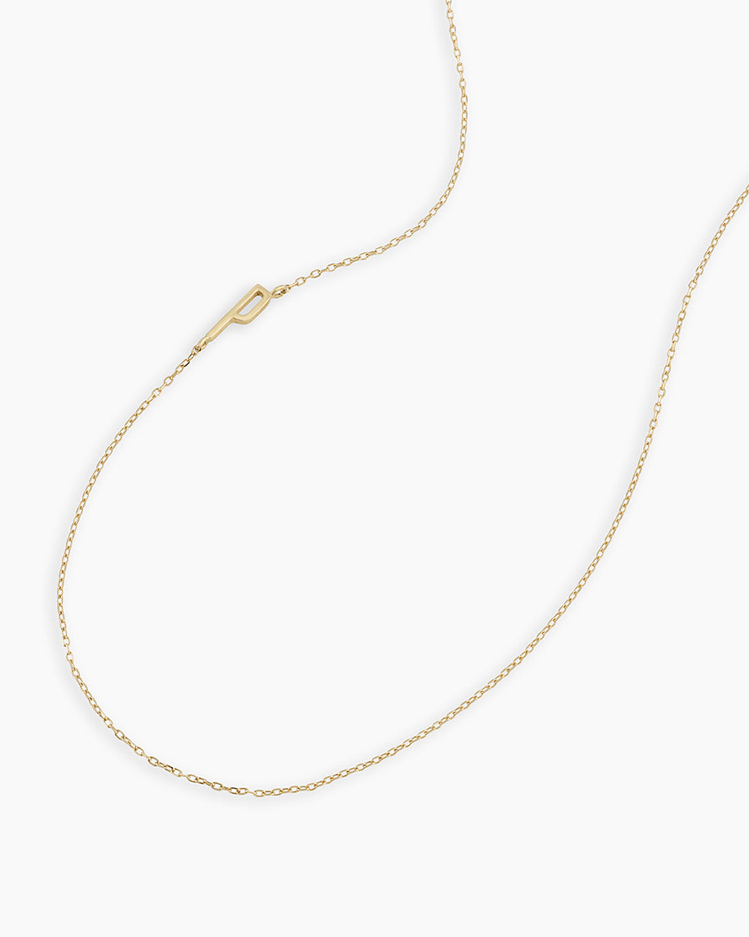 Alphabet Necklace in 14K Gold
