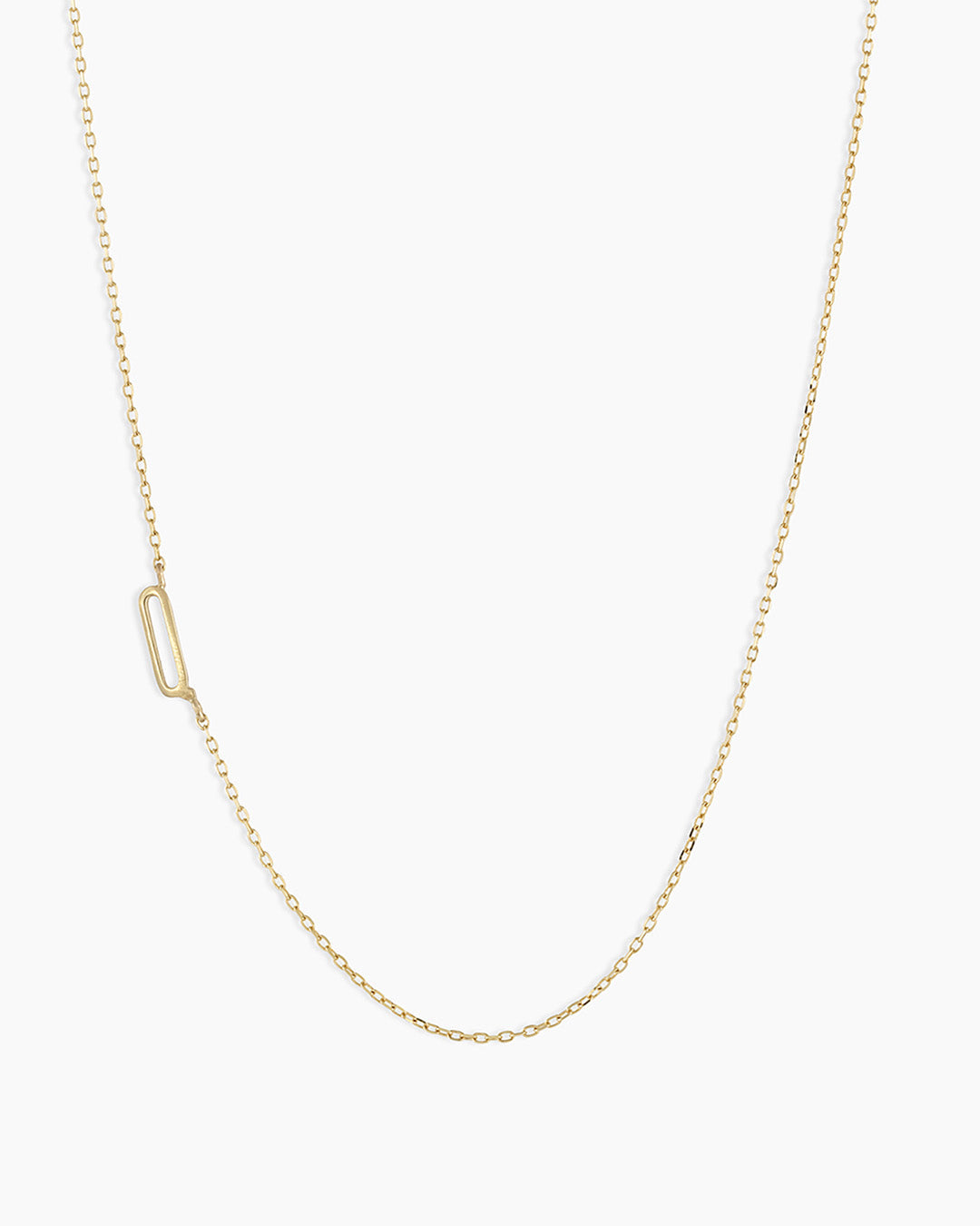 Alphabet Necklace in 14K Gold