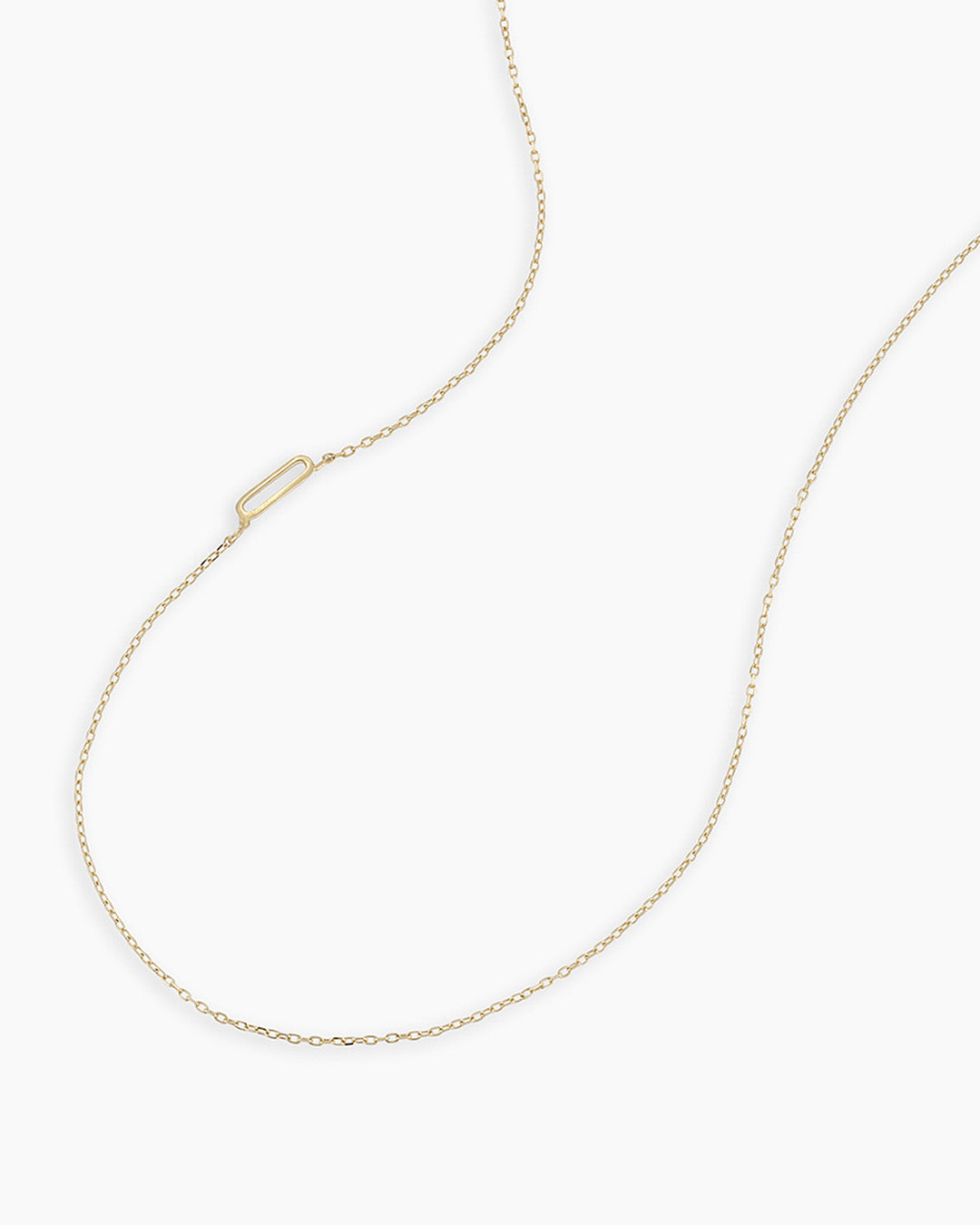 Alphabet Necklace in 14K Gold